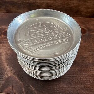 Vintage Stanhome Stanley Home Products Aluminum Coasters Lot of 21 pieces